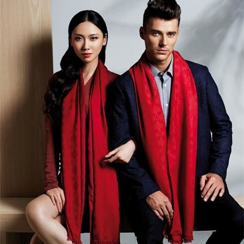 萬事利 春季新品桑蠶絲 絲巾披肩 長巾時尚沙灘巾長巾仲夏織夢 長巾